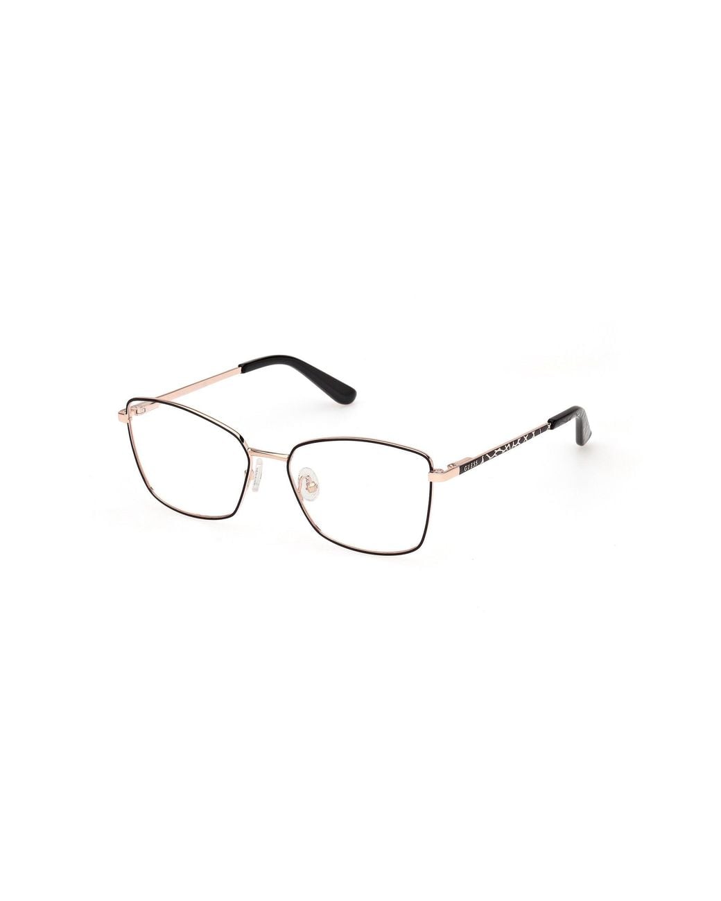 Guess Black Gu50170 002 Optical Frames Metal Squared Normal