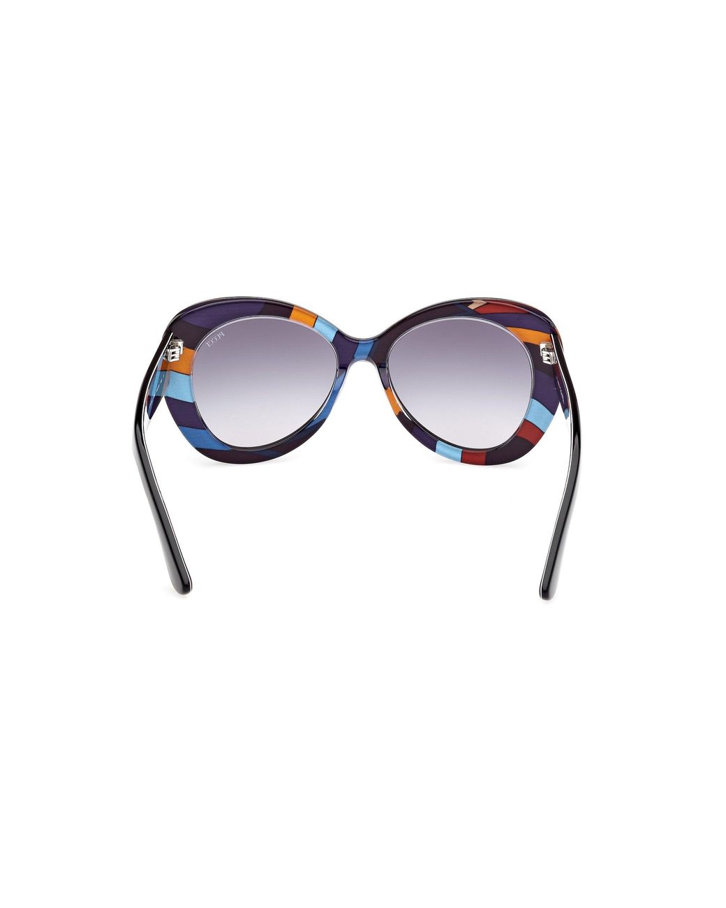 Emilio Pucci Black Ep0232 05W Sunglasses Acetate Round Normal