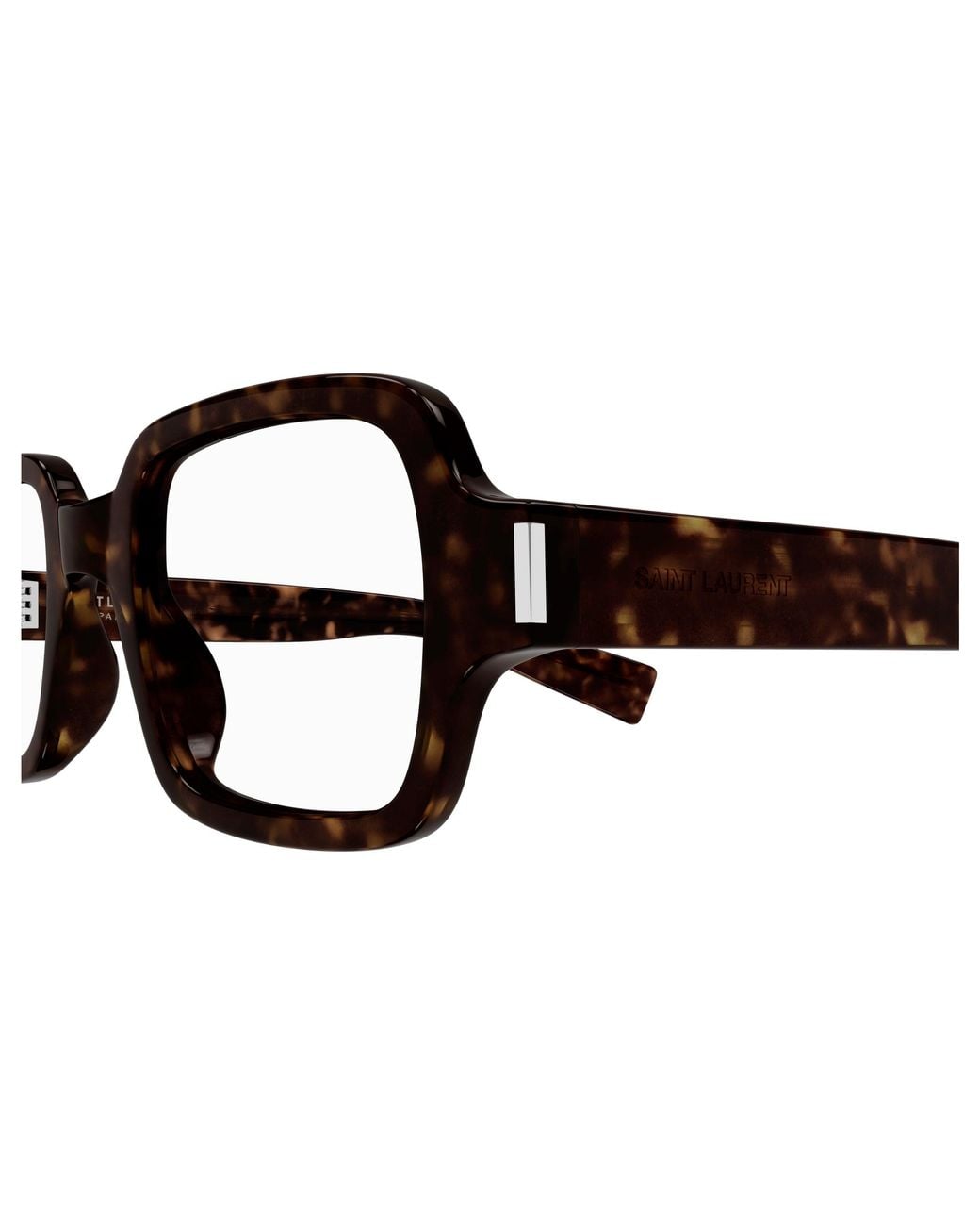Saint Laurent Black Sl 720 Opt 002 Optical Frames Acetate Transparent Squared "Antiriflesso"