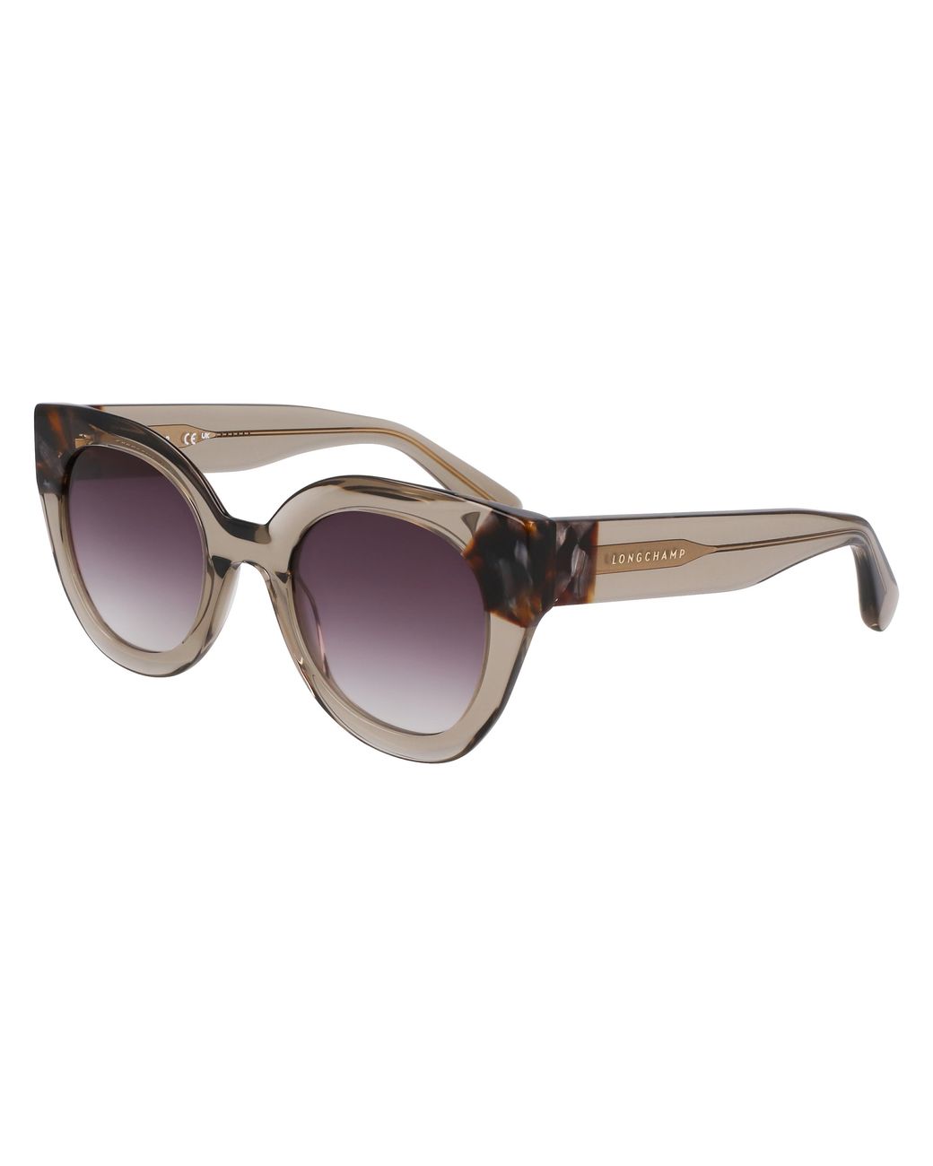 Longchamp Black Lo750S 311 Sunglasses Acetate Round Normal Normal