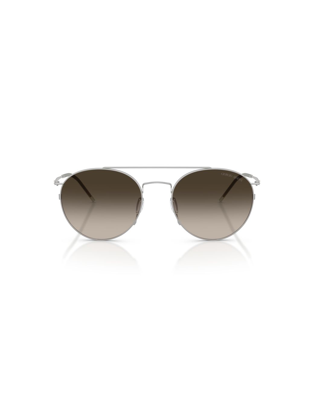 Giorgio Armani Black Ar6183 304513 Sunglasses Metal Round Normal Nuanced for men