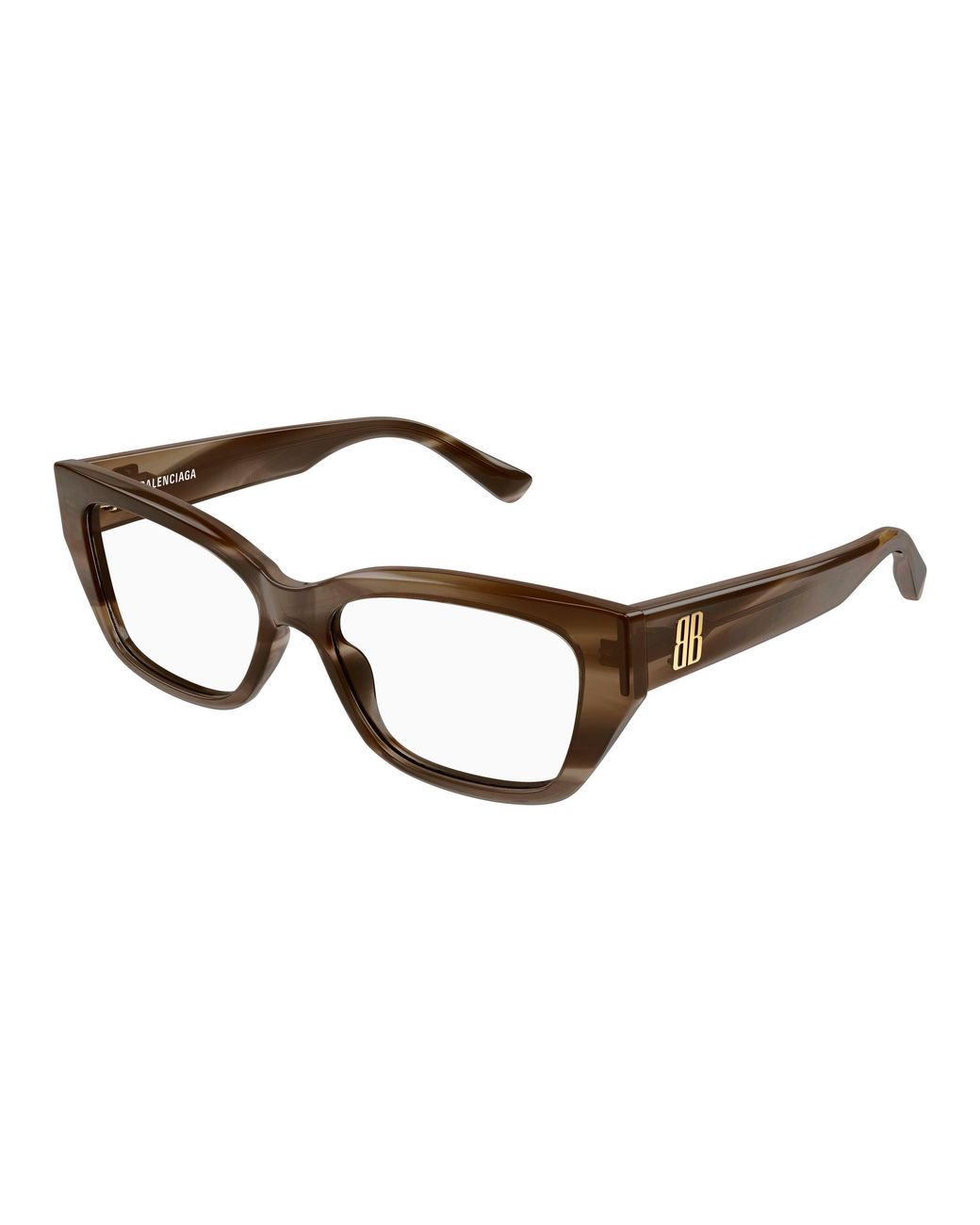 Balenciaga Black Bb0483O 004 Optical Frames Acetate Transparent Squared