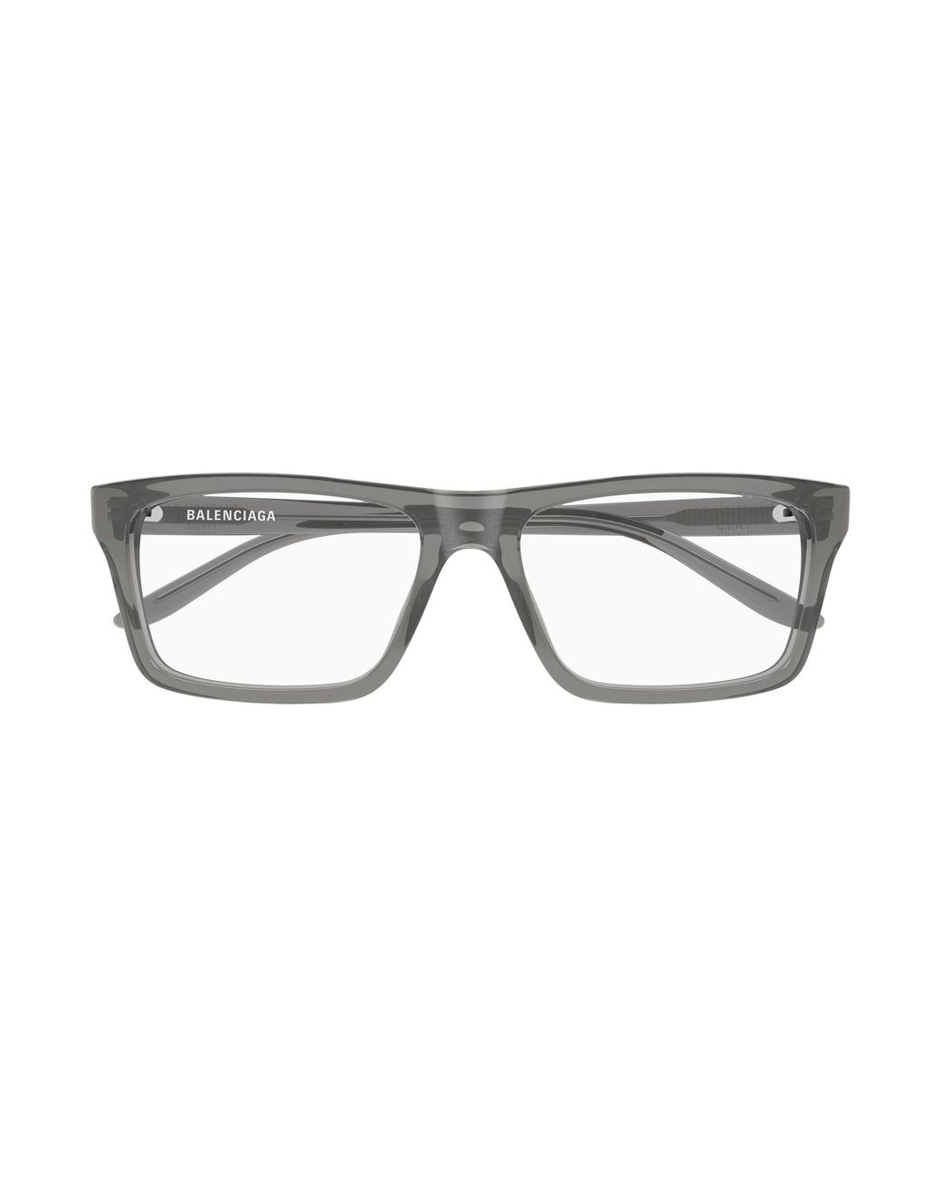 Balenciaga Black Bb0499O 004 Optical Frames Acetate Transparent Squared for men