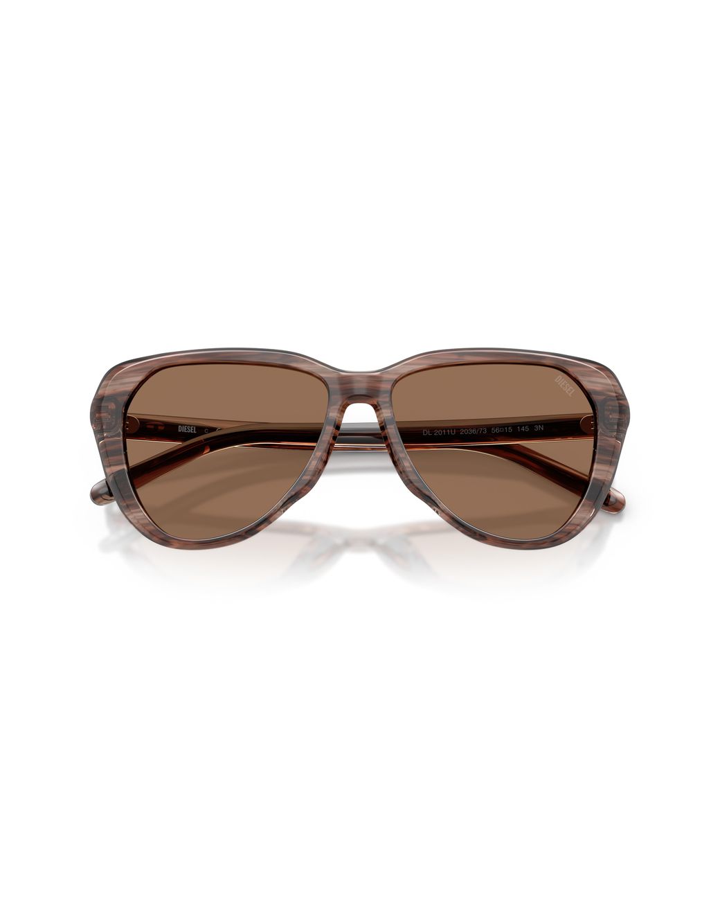 DIESEL Black Dl2011U 203673 Sunglasses Acetate Pilot Normal