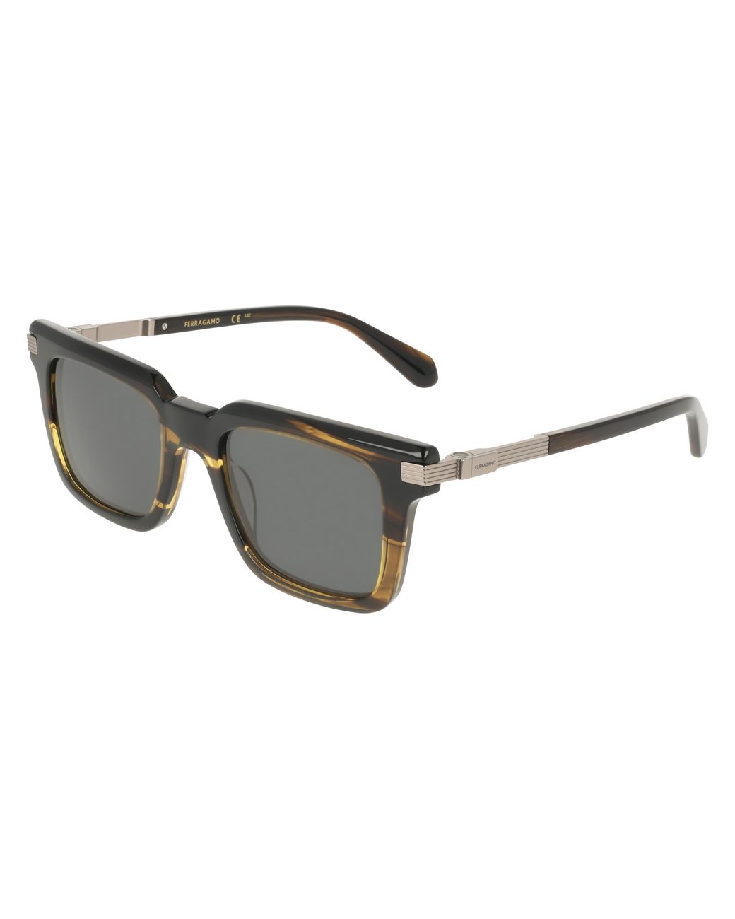 Ferragamo Black Sf2103S 323 Sunglasses Acetate Squared Normal for men