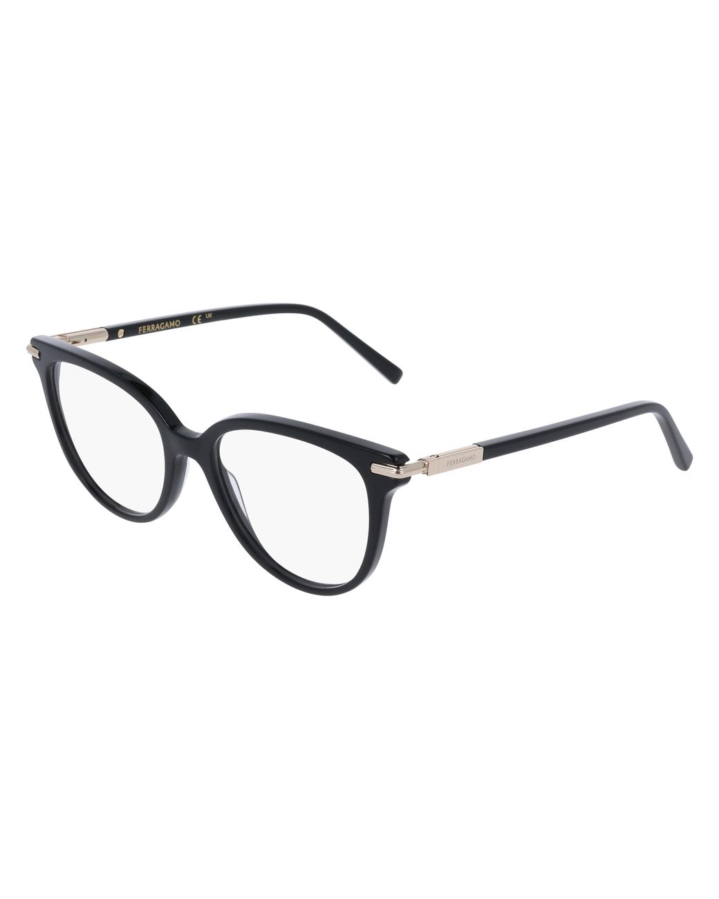 Ferragamo Black Sf3026 001 Optical Frames Acetate Butterfly Normal
