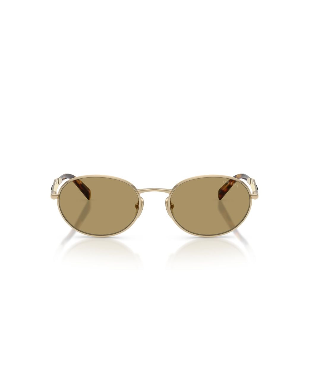 Prada Black Pr D57S Zvn70G Sunglasses Metal Round Normal