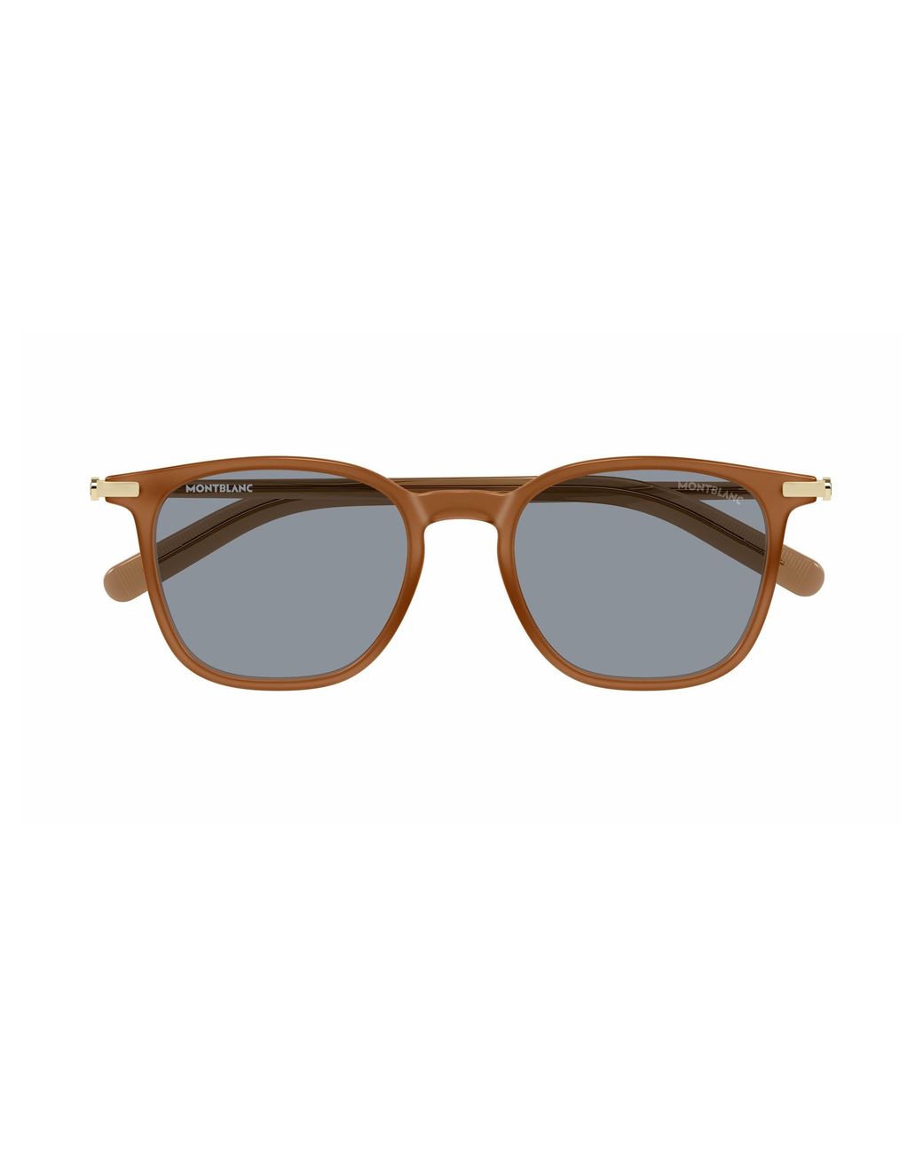 Montblanc Black Mb0460S 005 Sunglasses Injected Squared for men