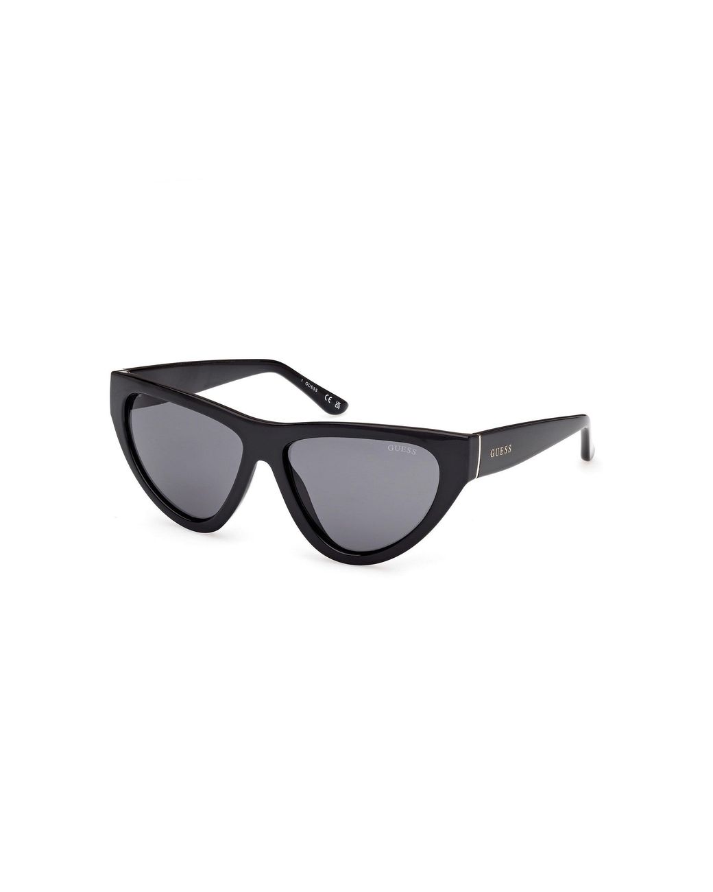 Guess Black Gu00152 01A Sunglasses Injected Smoke Cat Eye Normal