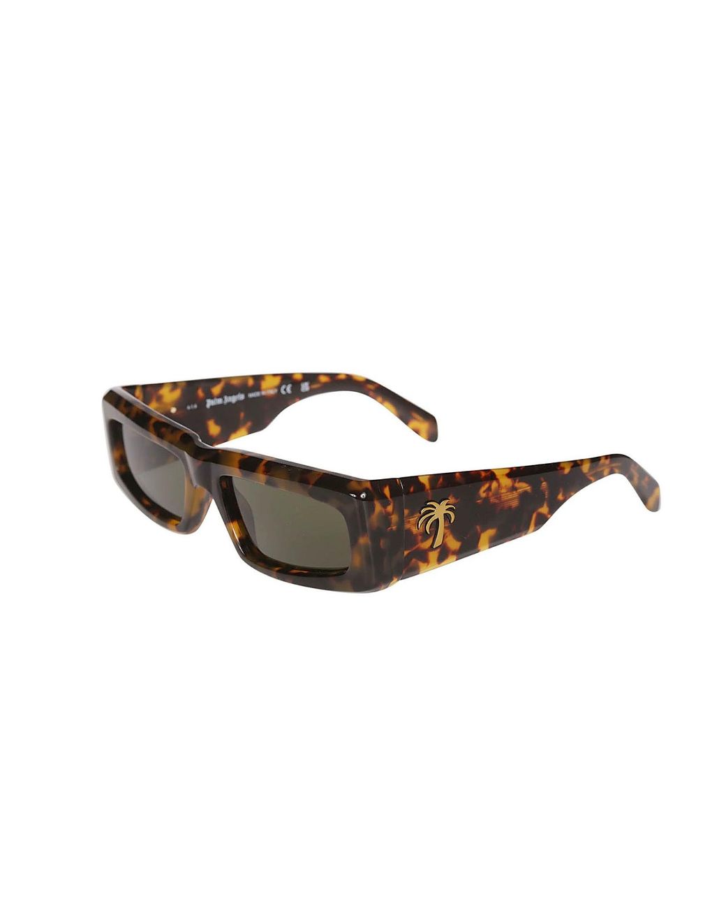 Palm Angels Gray Peri055 Yreka 6055 Sunglasses Acetate Squared Normal