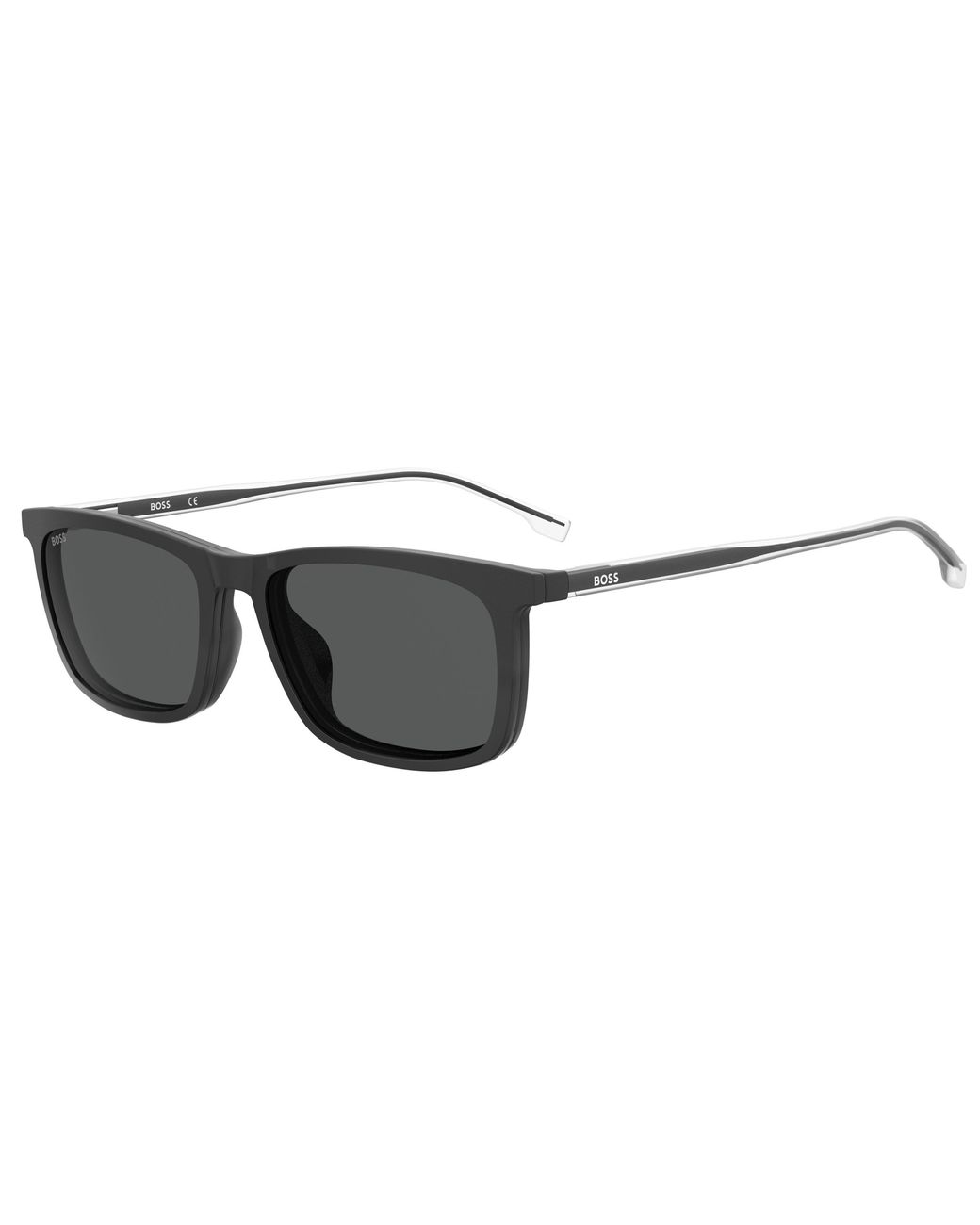 Boss Black Boss 1150/Cs 003/Ir Sunglasses Plastic Squared Clip-On for men