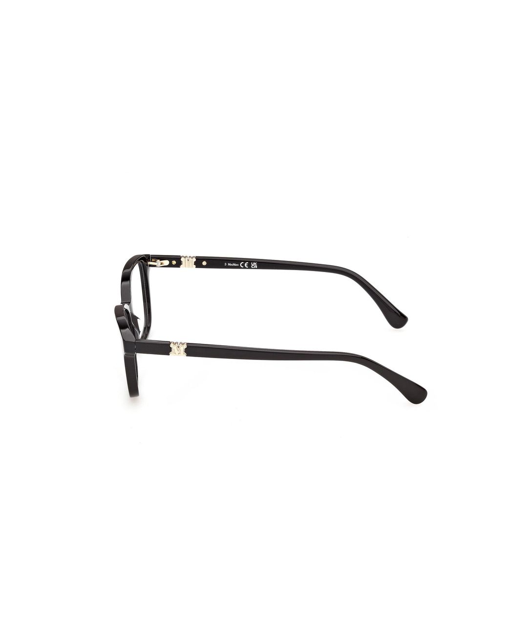 Max Mara Black Mm5261 1 Optical Frames Acetate Squared Normal