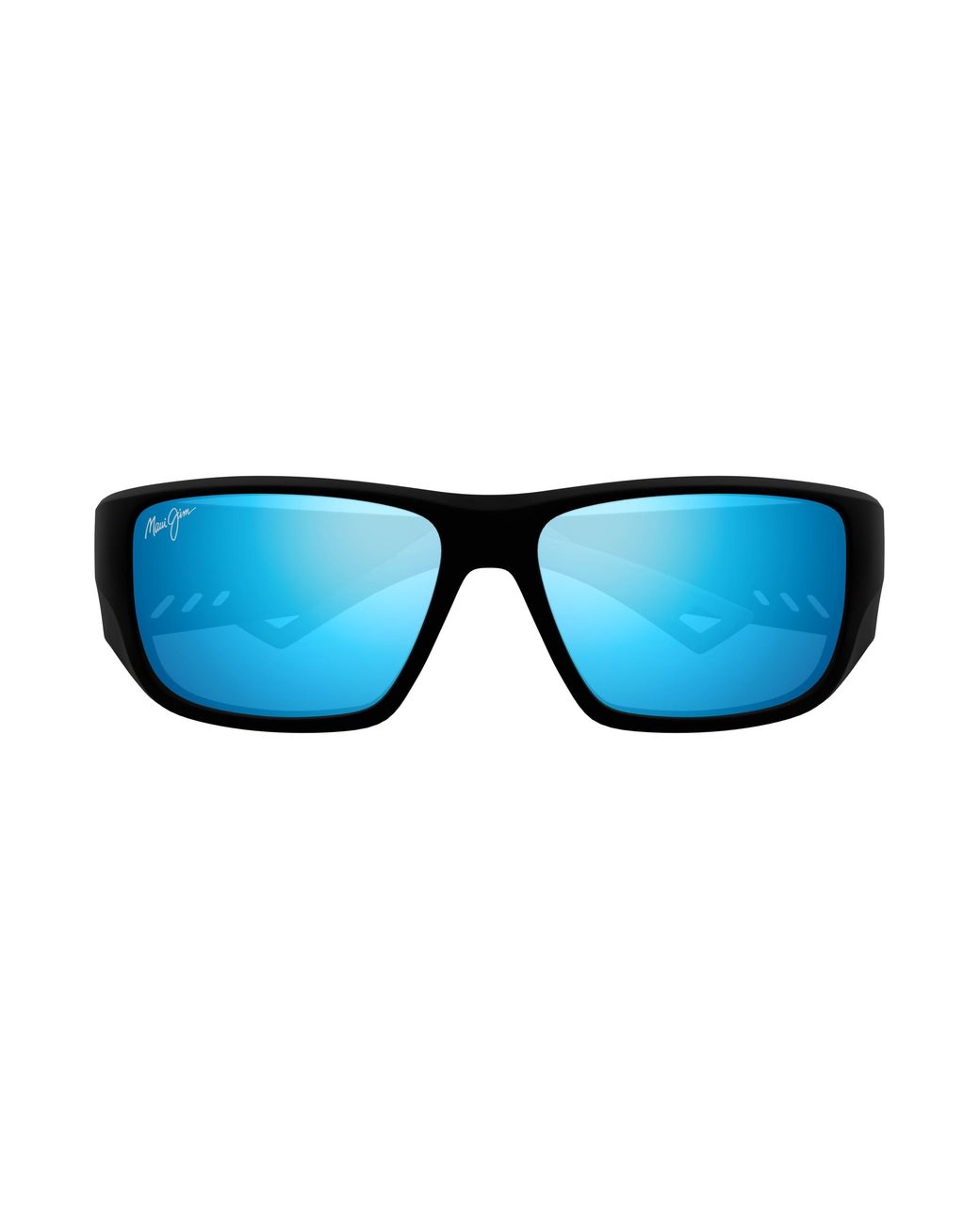 Maui Jim Black Mj0664Sa 001 Sunglasses Injected Squared for men