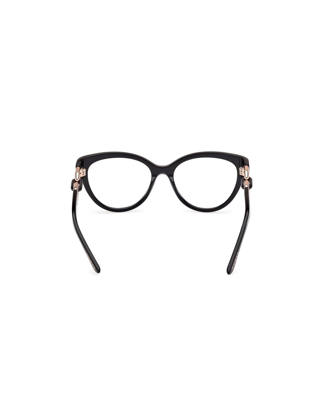 Guess Black Gu50182 001 Optical Frames Acetate Cat Eye Normal
