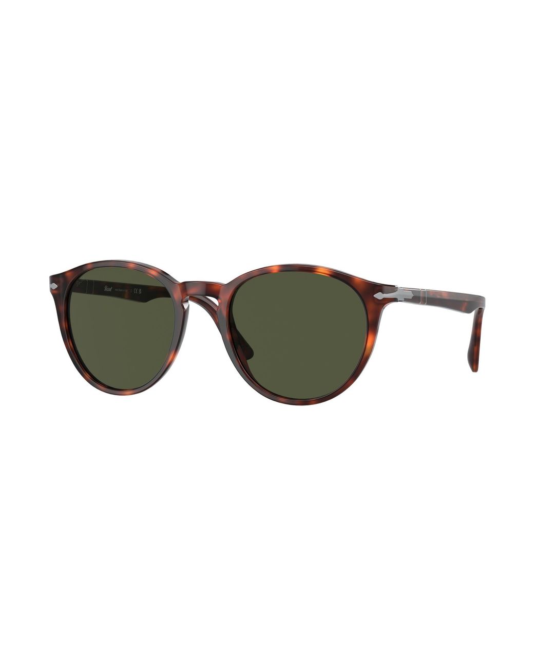 Persol Black Po3152S 901531 Sunglasses Acetate Round Normal for men