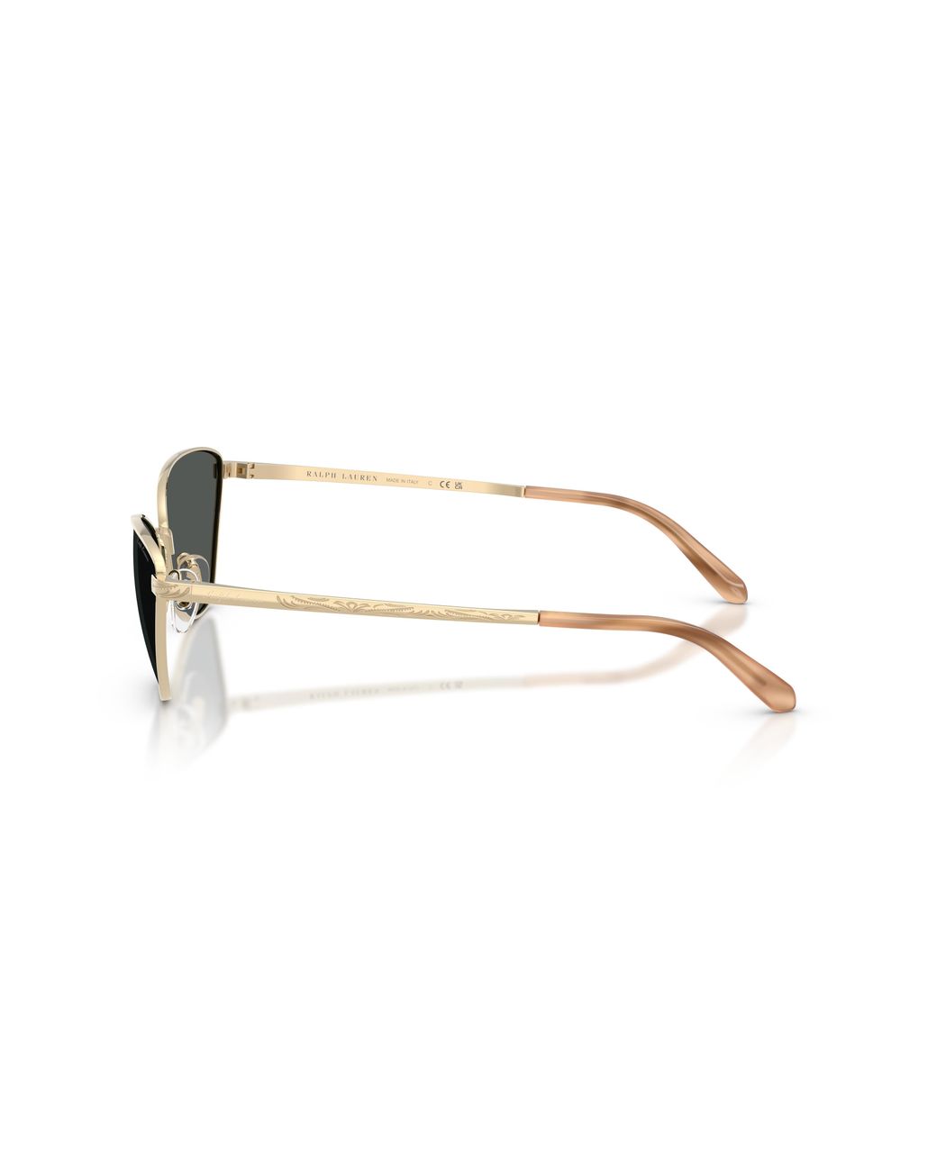 Ralph Lauren Black Rl7093 911687 Sunglasses Steel Squared Normal
