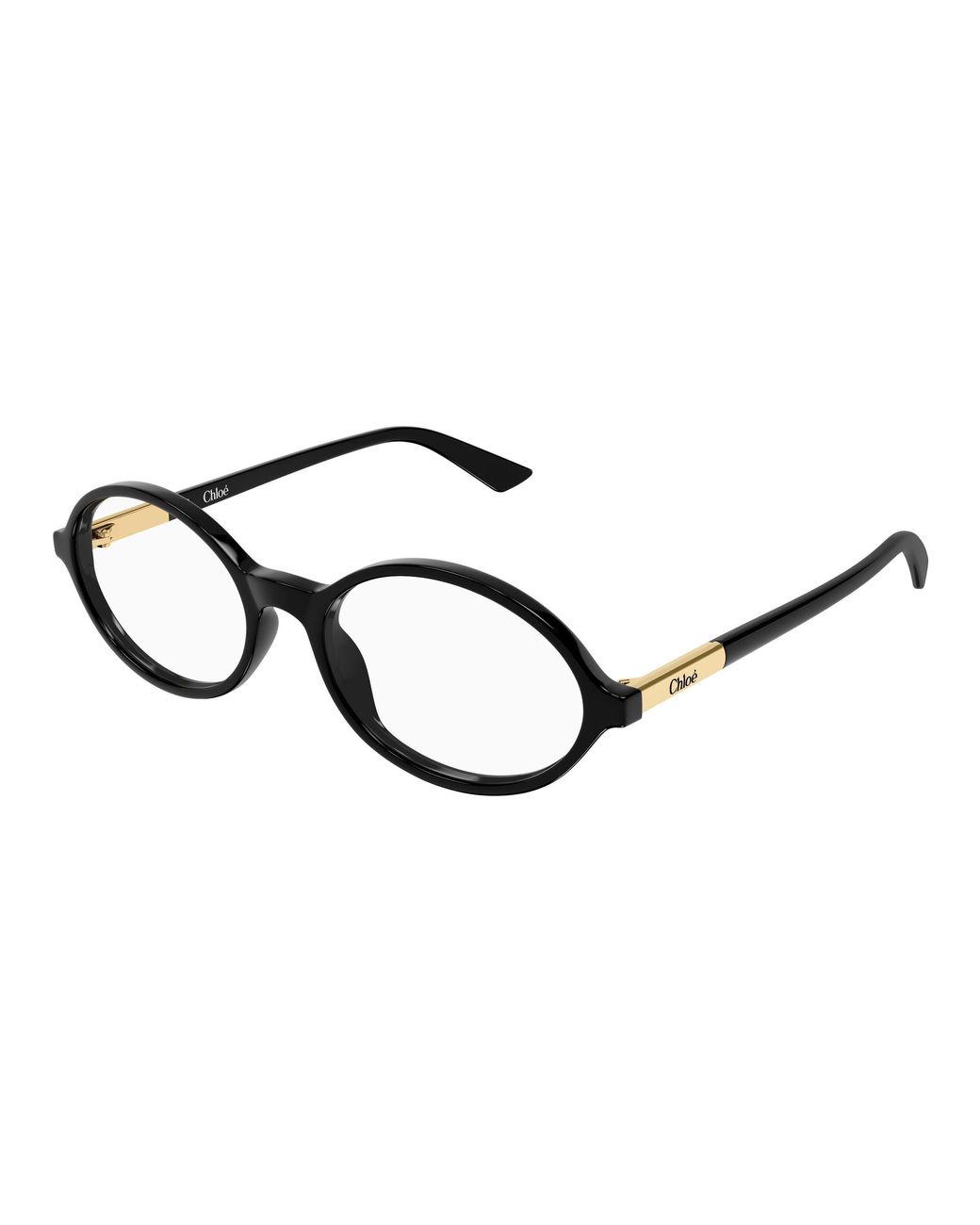 Chloé Black Ch0367O 001 Optical Frames Acetate Transparent Round