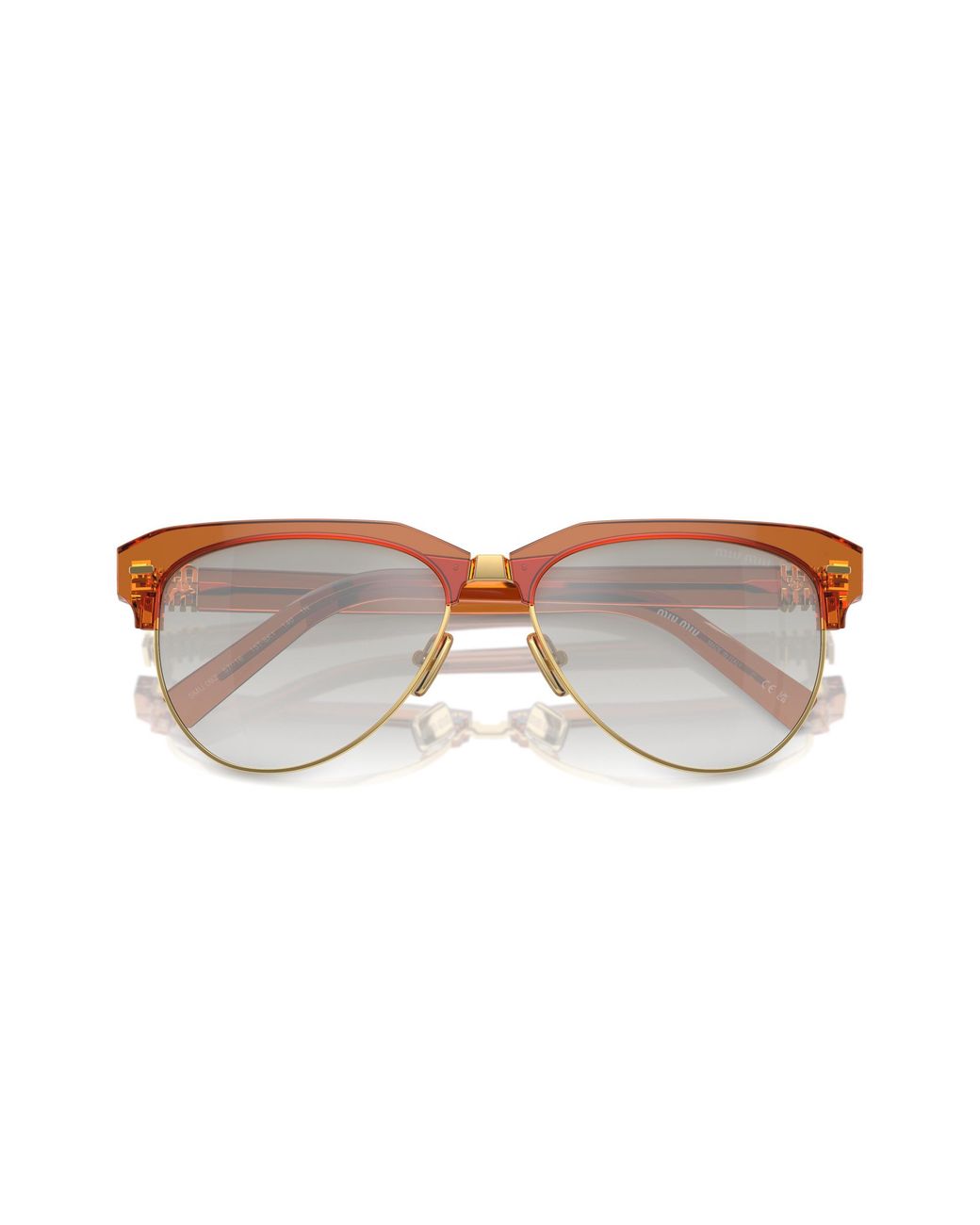 Miu Miu Black Mu 09Zs 15T8K1 Sunglasses Acetate Pilot Normal Shaded