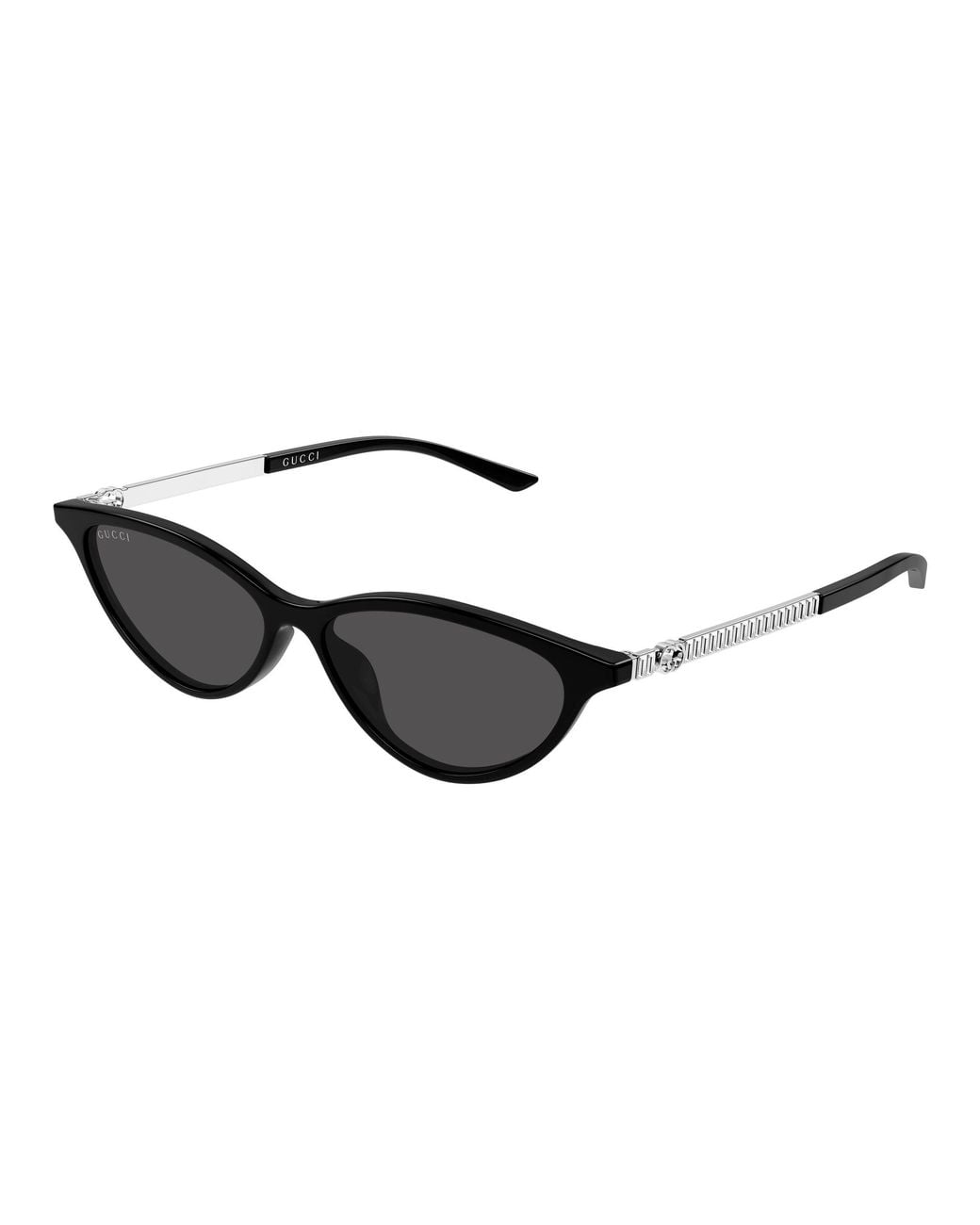 Gucci Black Gg2211S 002 Sunglasses Acetate Cat Eye