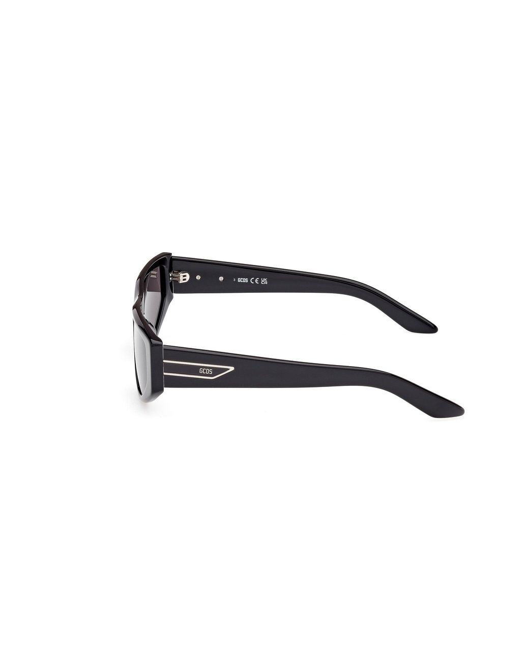 Gcds Black Gd0055 01A Sunglasses Acetate Smoke Geometric Normal