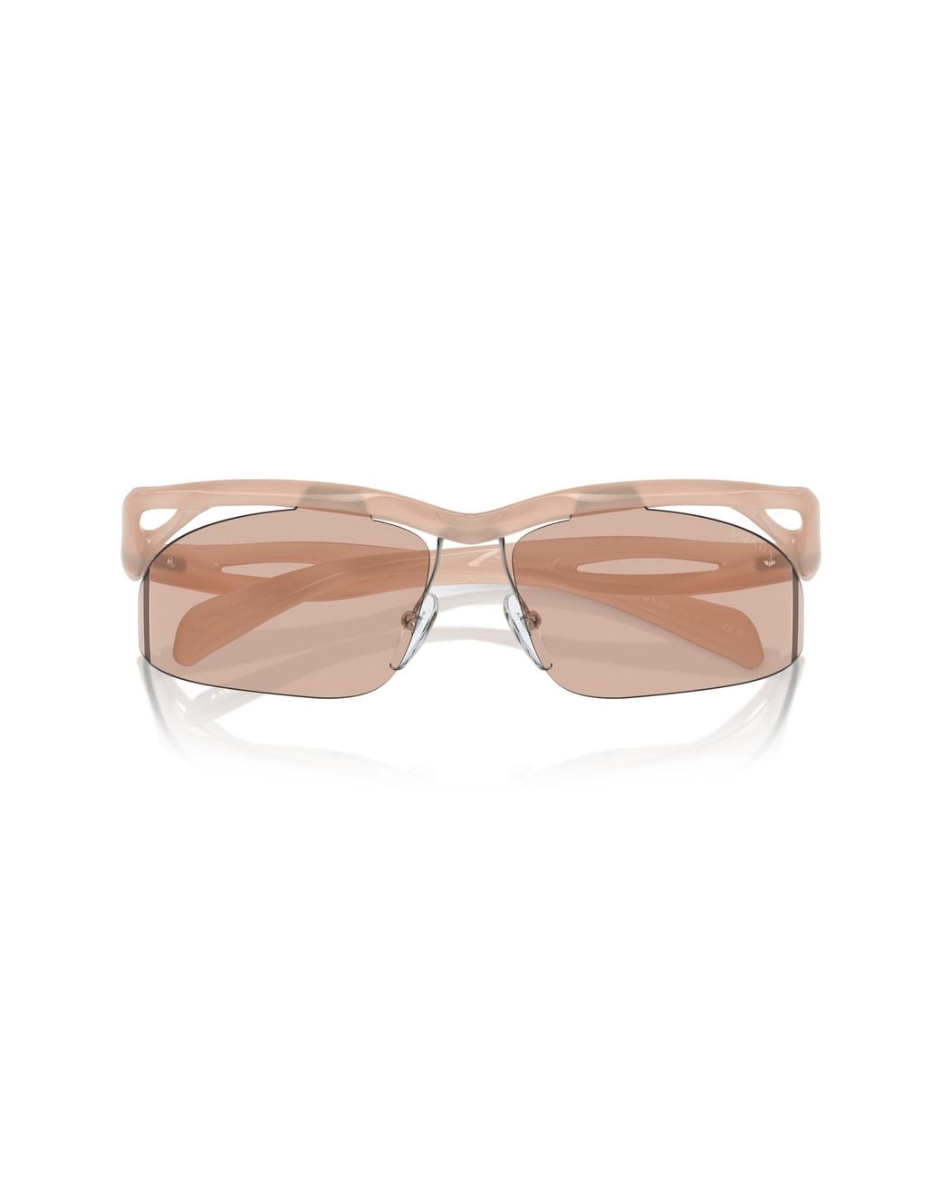 Prada Black Pr A25S 12S4I2 Sunglasses Injected Cat Eye Normal