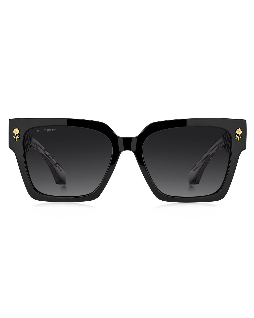 Etro Black 0128/S 807/9O Sunglasses Acetate Squared Normal Nuanced