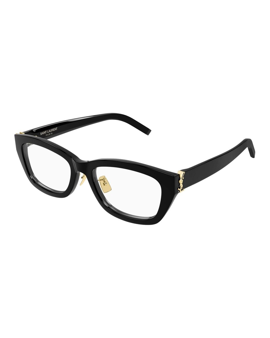 Saint Laurent Black Sl M153/J Opt 001 Optical Frames Acetate Transparent Cat Eye