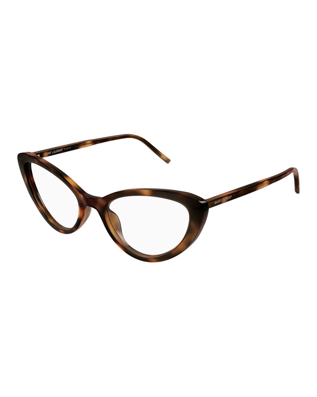 Saint Laurent Black Sl 777 003 Optical Frames Acetate Transparent Cat Eye "Antiriflesso"