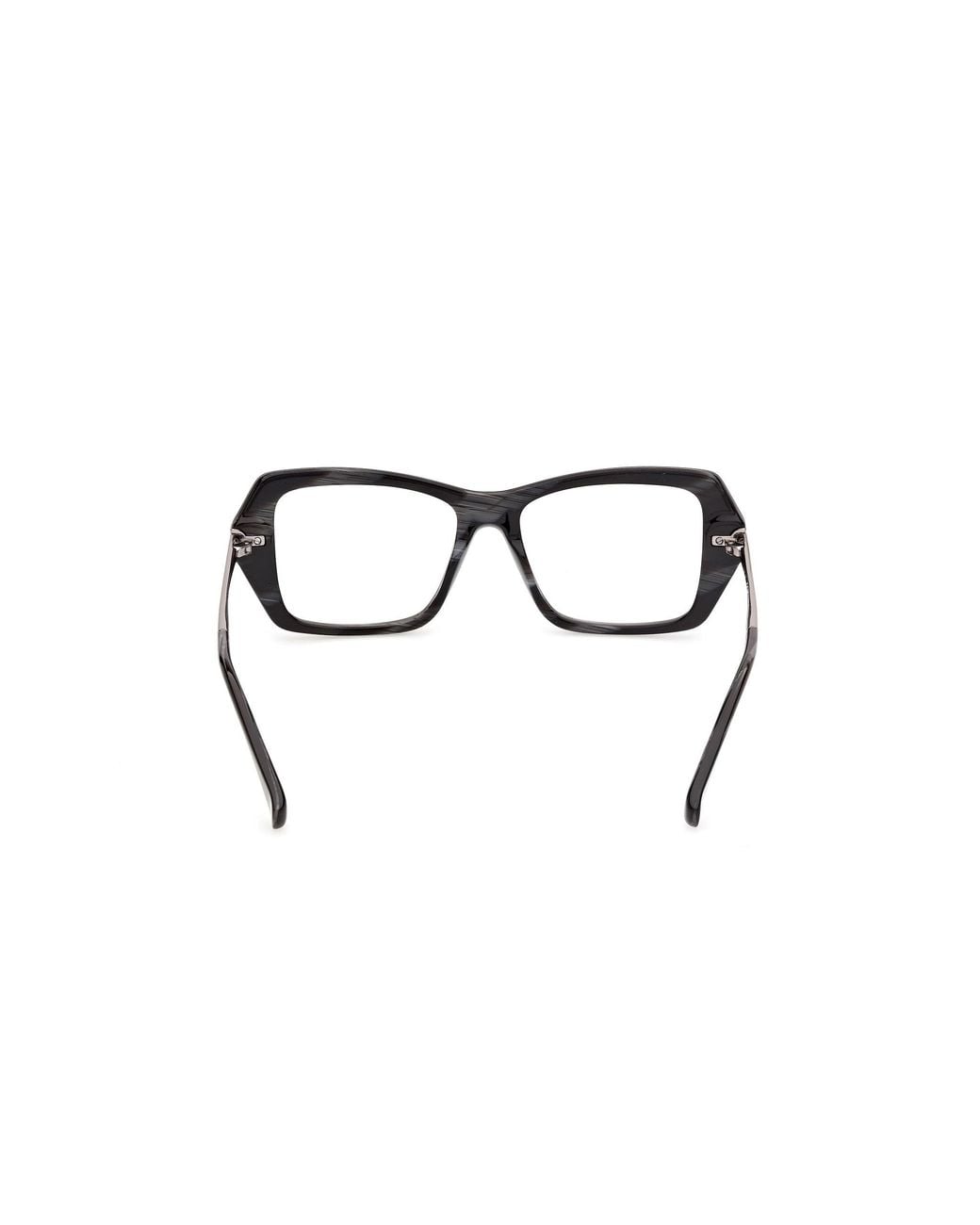 Max Mara Black Mm5255 63 Optical Frames Acetate Squared Normal