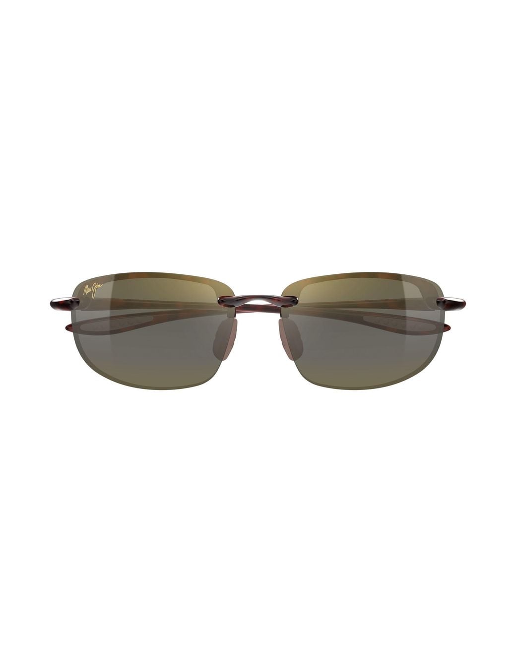 Maui Jim Black Mj0407Sa 003 Occhiali Da Sole Iniettato Bronzo Squadrata