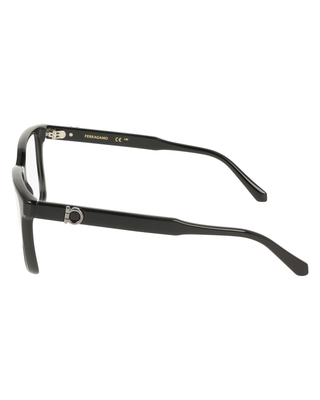 Ferragamo Black Sf3043E 001 Optical Frames Squared Normal for men