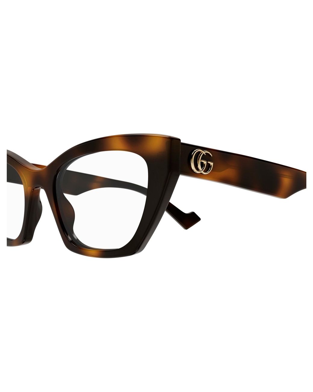 Gucci Black Gg1334O 002 Optical Frames Acetate Cat Eye
