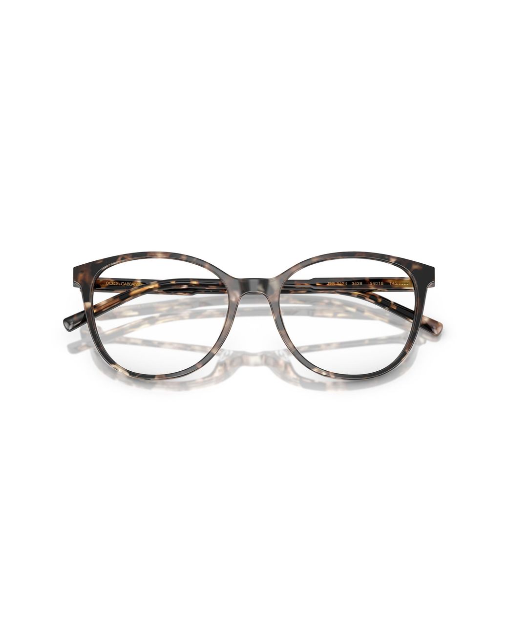Dolce & Gabbana Black Dg3425 3438 Optical Frames Acetate Butterfly Normal