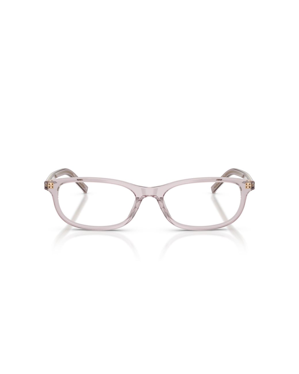 Prada Black Pr D15Vu 12W1O1 Optical Frames Acetate Transparent Geometric Normal