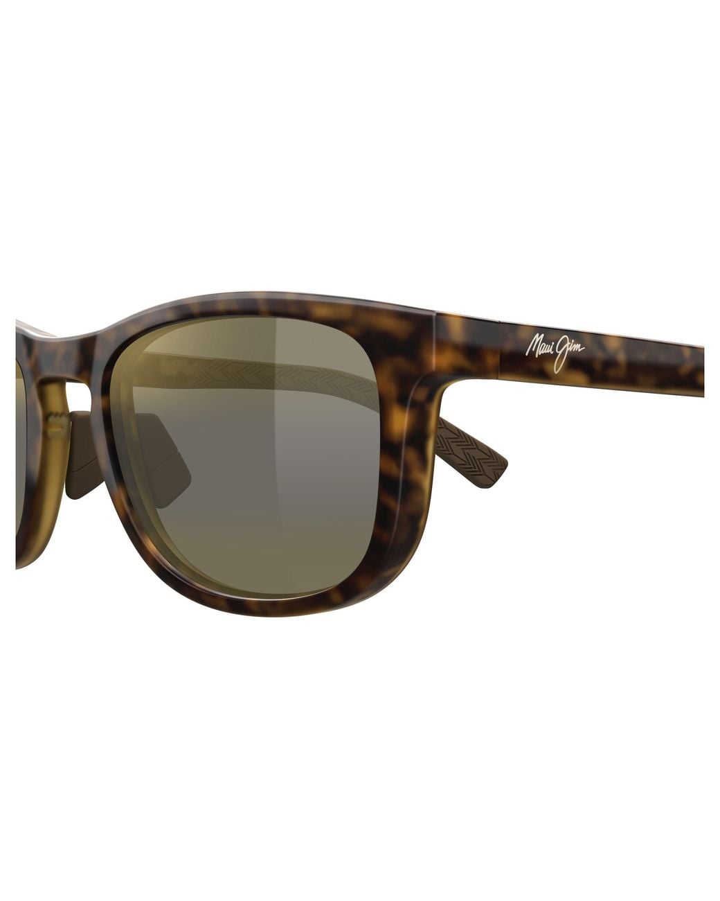 Maui Jim Black Mj0356Sa 002 Occhiali Da Sole Bio-Iniettato Bronzo Squadrata