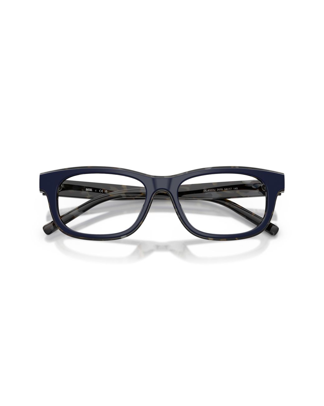 DIESEL Black Dl4027U 2070 Optical Frames Acetate Transparent Squared Normal