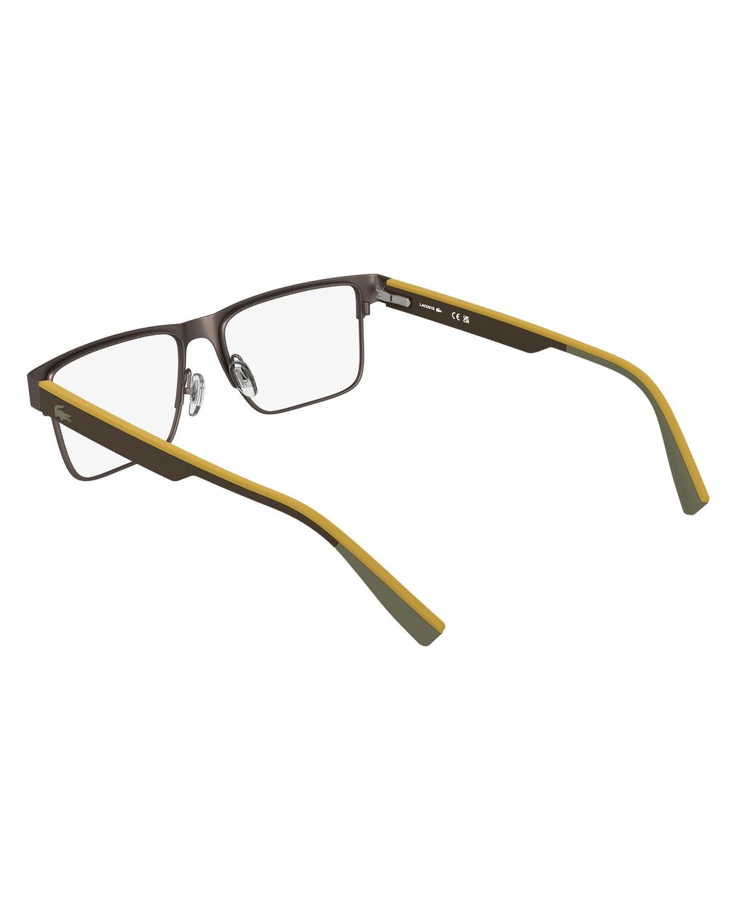 Lacoste Black L2318 264 Optical Frames Metal Squared Normal for men