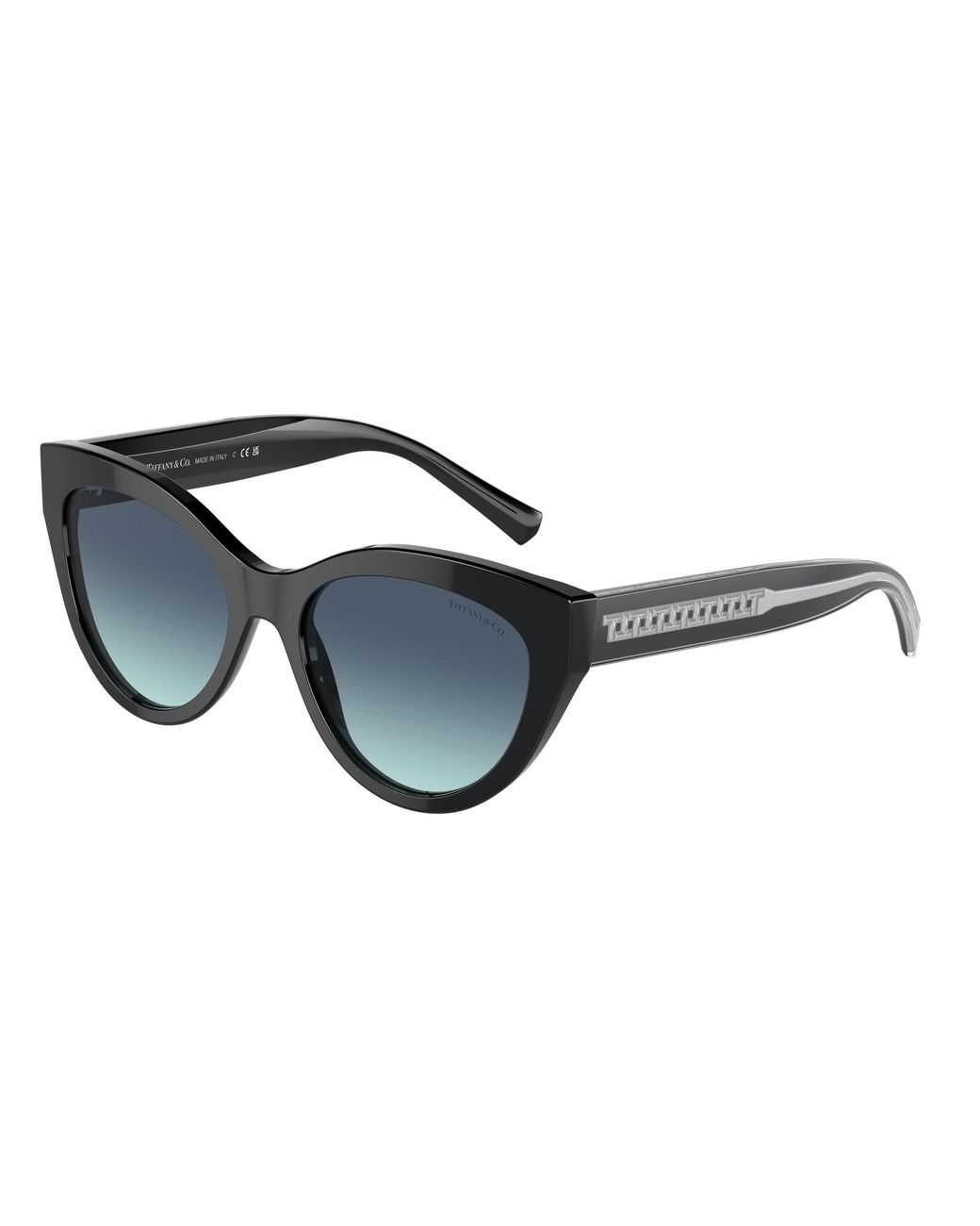 Tiffany & Co Black Tf4220 80019S Sunglasses Acetate Cat Eye Normal Shaded
