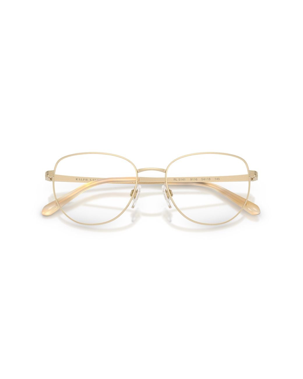 Ralph Lauren Black Rl5141 9116 Optical Frames Metal Transparent Round Normal
