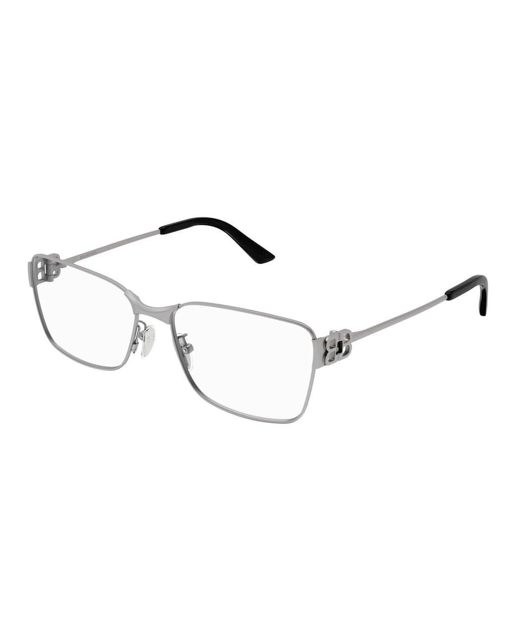 Balenciaga Black Bb0375Oa 002 Optical Frames Acetate Transparent Squared