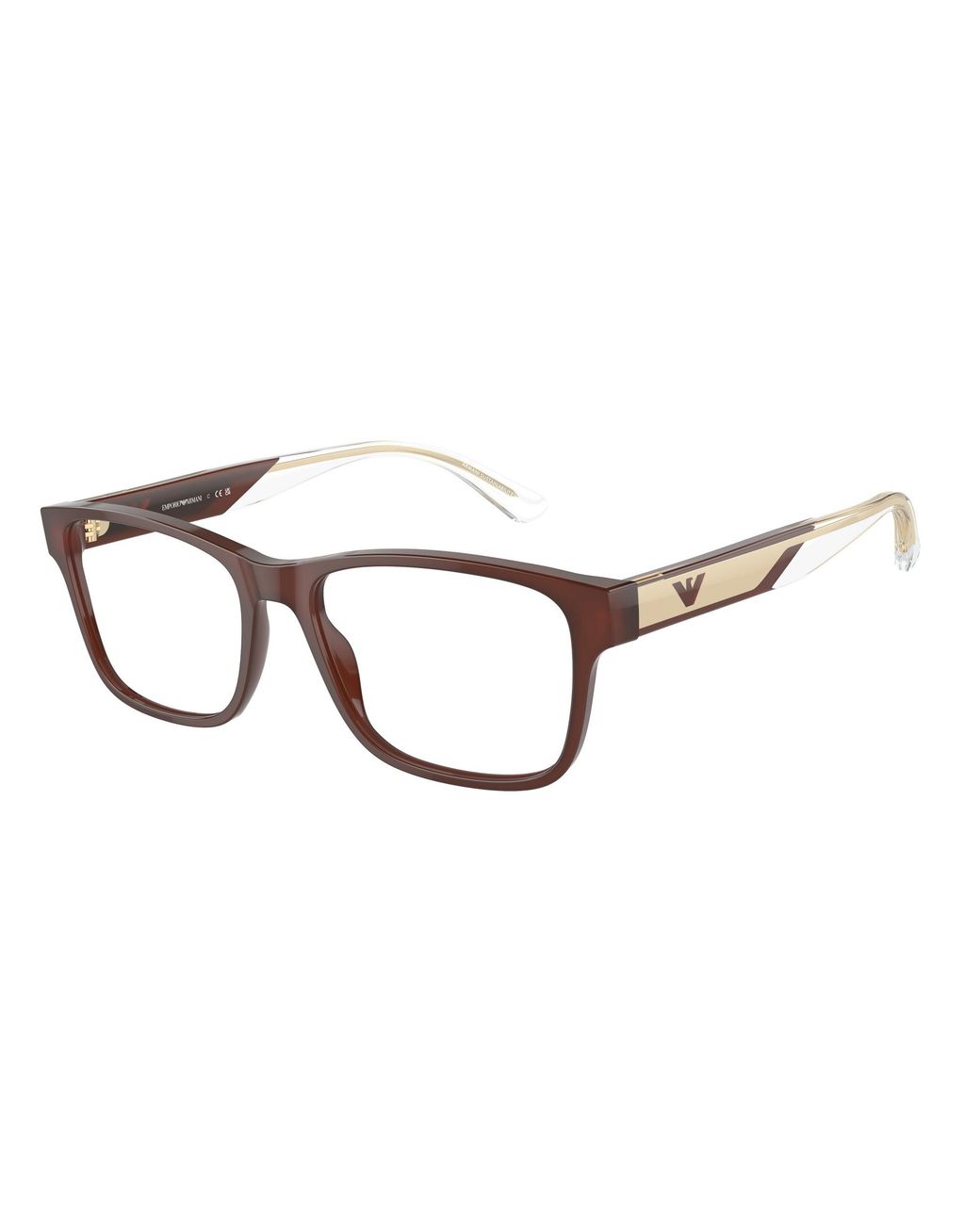 Emporio Armani Black Ea3239 6095 Optical Frames Acetate Squared Normal for men
