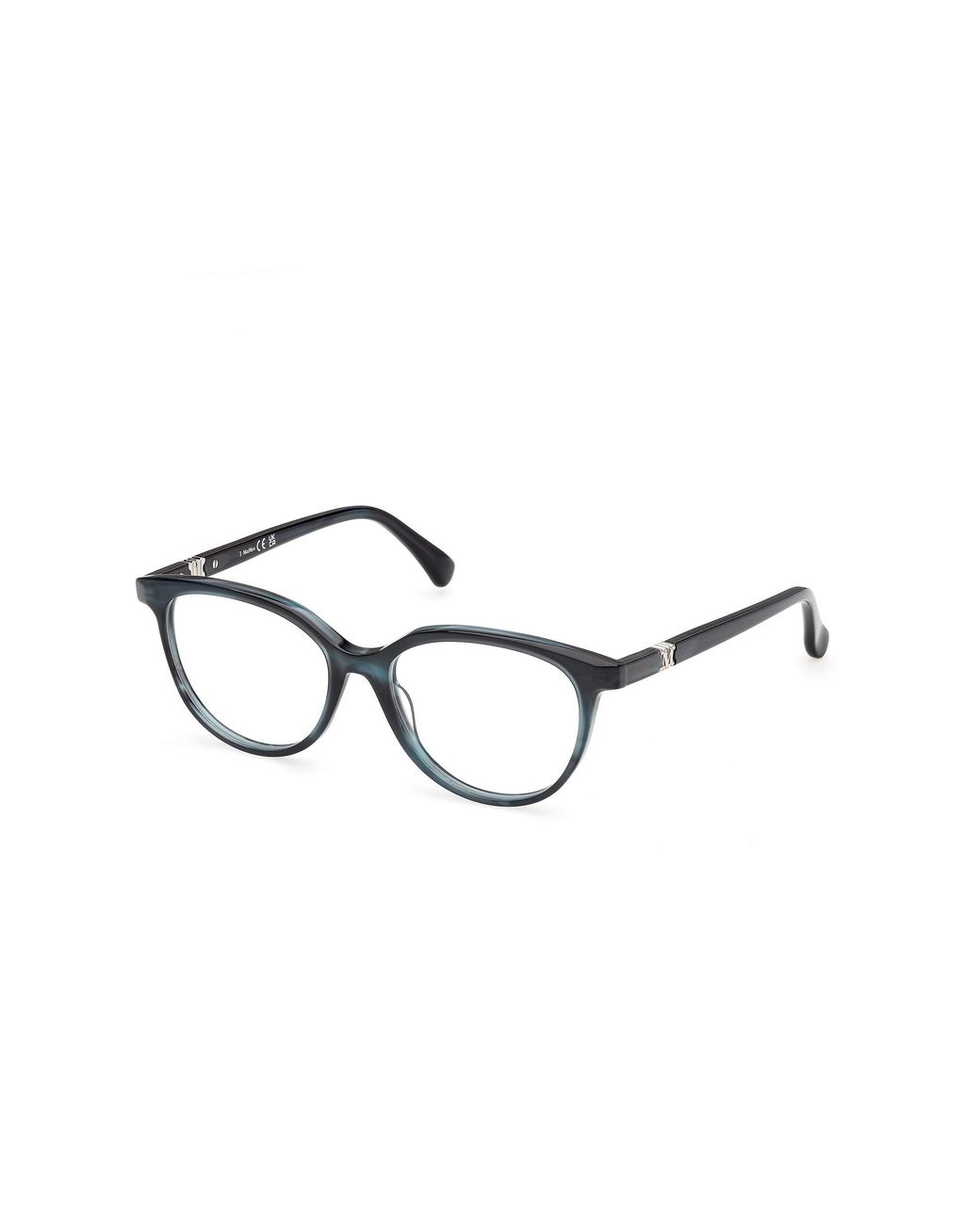 Max Mara Black Mm5262 64 Optical Frames Acetate Round Normal