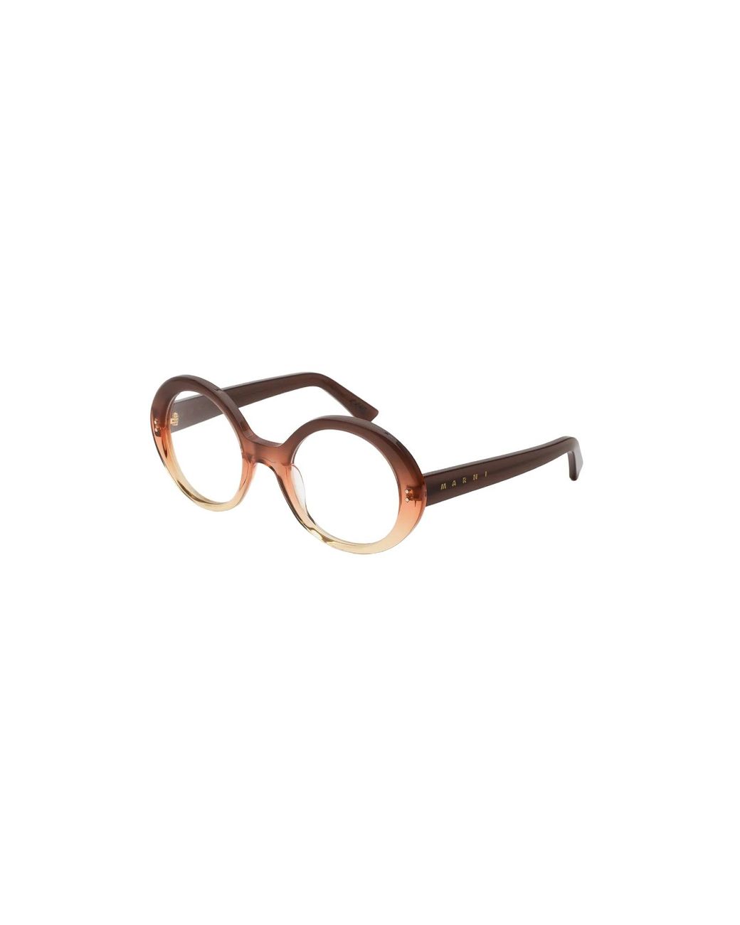 Marni Black Ibr Eobilo Faded Optical Frames Acetate Round
