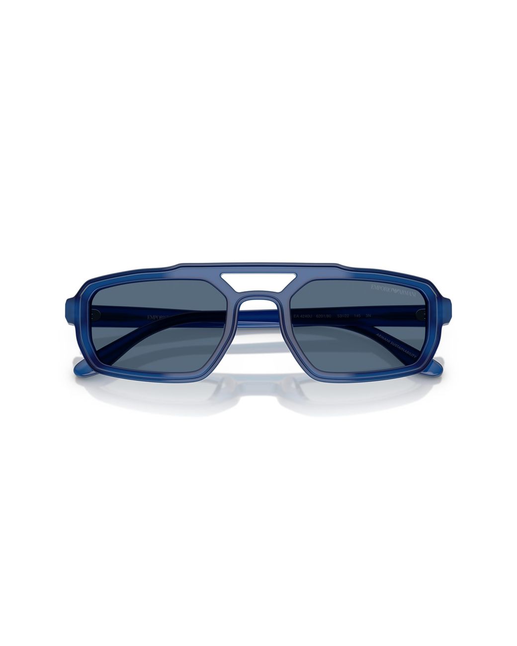 Emporio Armani Black Ea4240U 620180 Sunglasses Acetate Geometric Normal for men