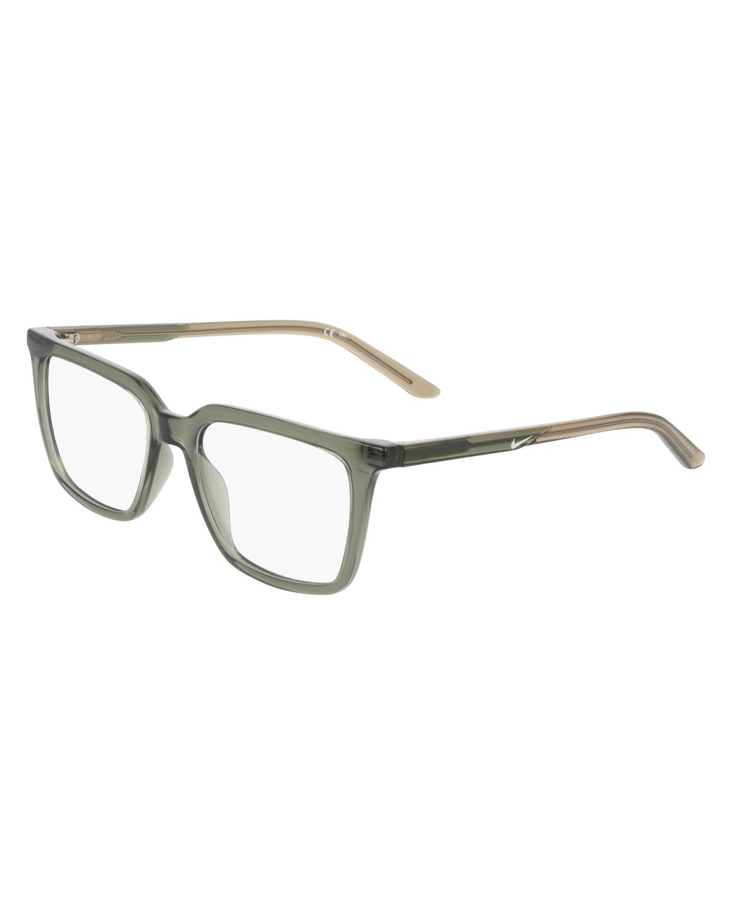 Nike Black 7064 334 Optical Frames Squared Normal