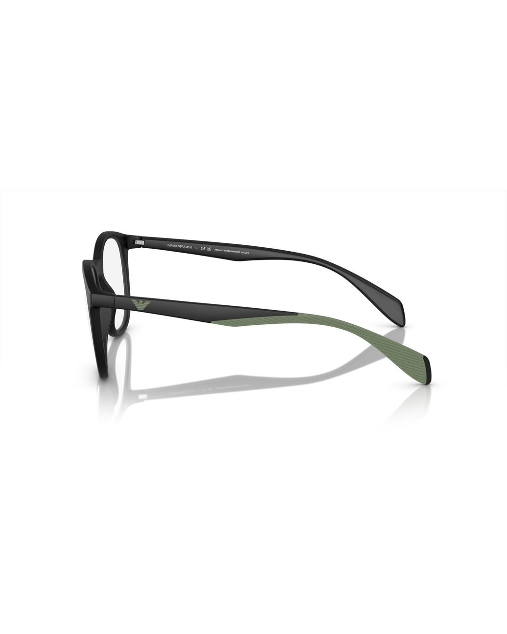 Emporio Armani Black Ea4211 50011W Sunglasses Injected Transparent Pantos Normal for men