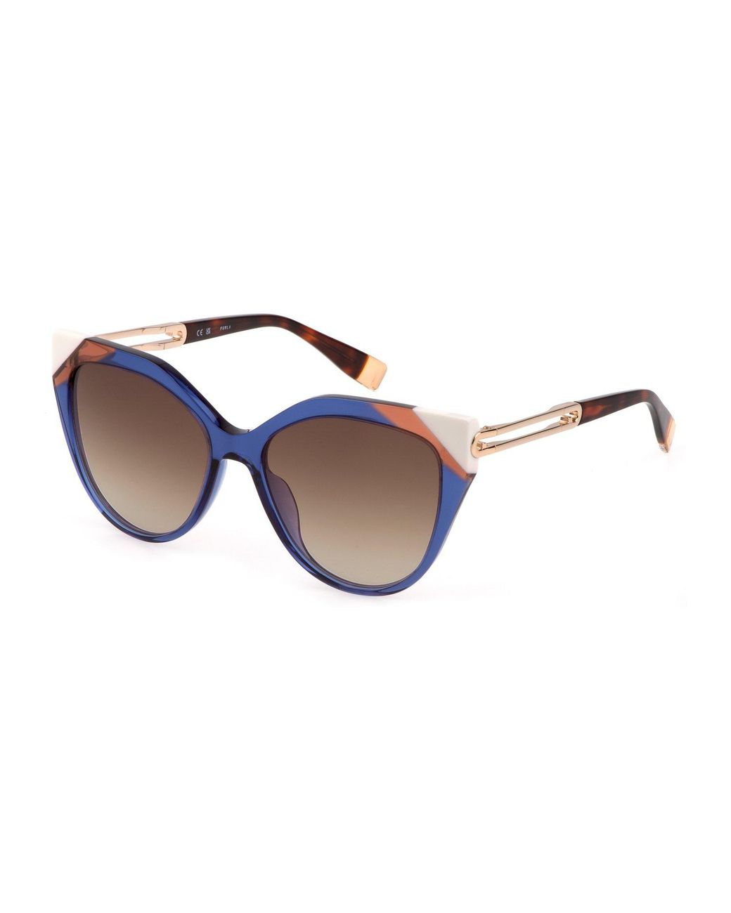 Furla Black Sfu683 06Na Sunglasses Acetate Cat Eye Normal Shaded
