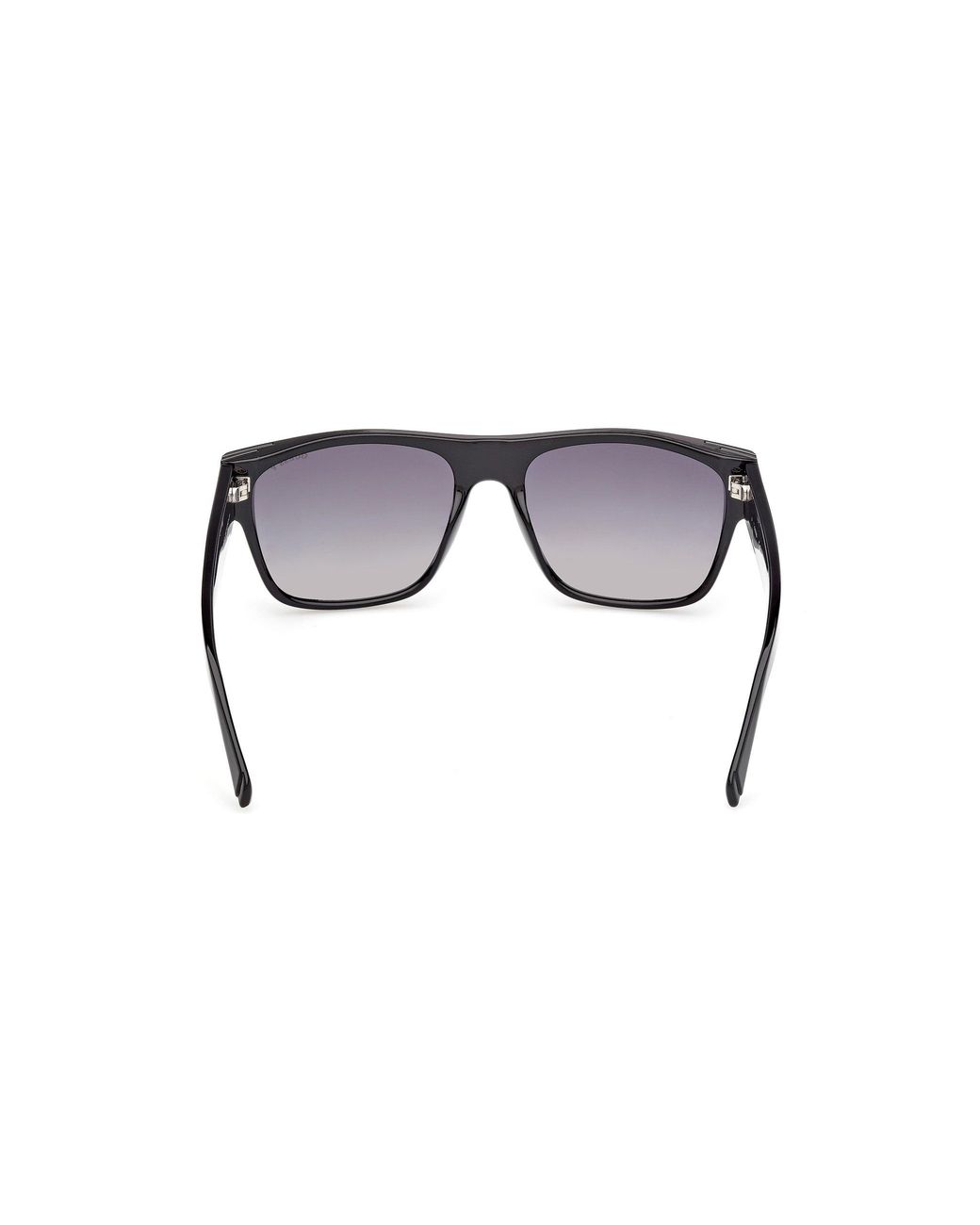 Guess Black Gu00277 01D Sunglasses Injected Smoke Squared Polarized for men