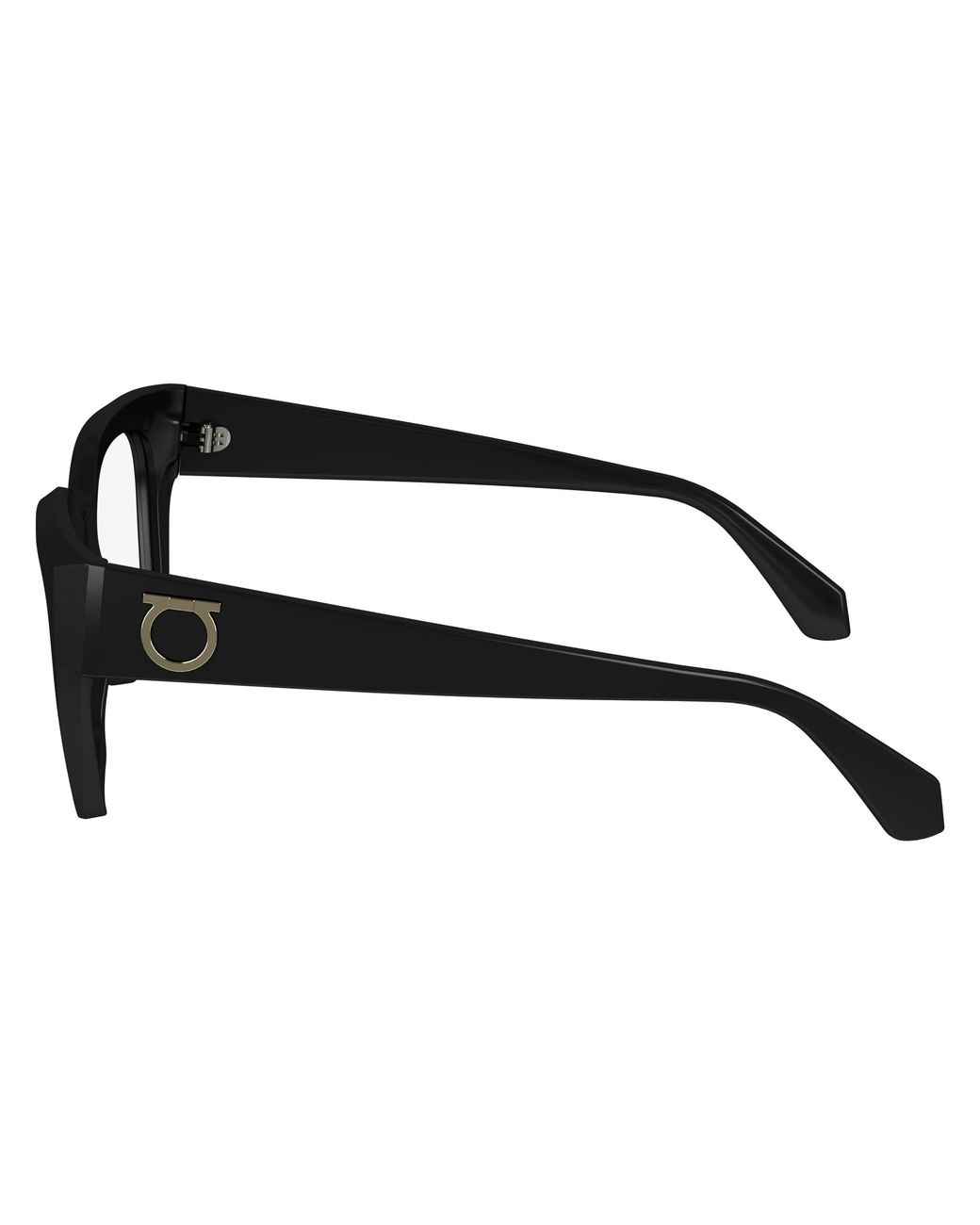 Ferragamo Black Sf2983 001 Optical Frames Acetate Squared Normal Normal