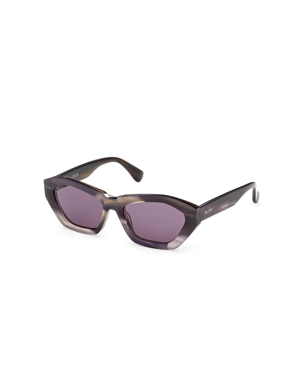 Max Mara Black Mm0169 Kate 83Y Sunglasses Acetate Geometric Normal
